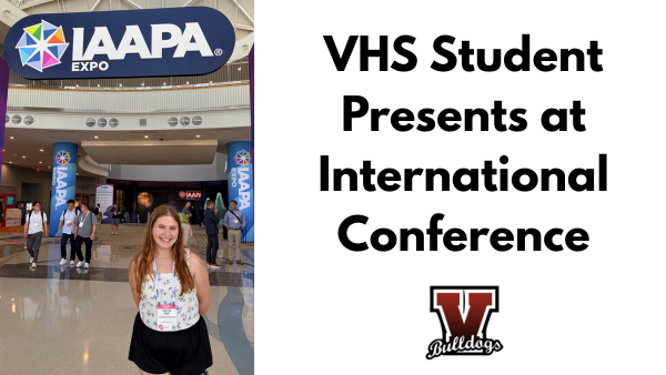 VHS student presents at international conference