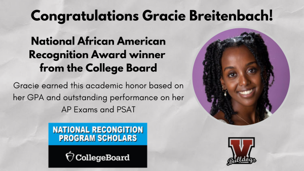 Vicksburg High School Senior Earns College Board National Recognition